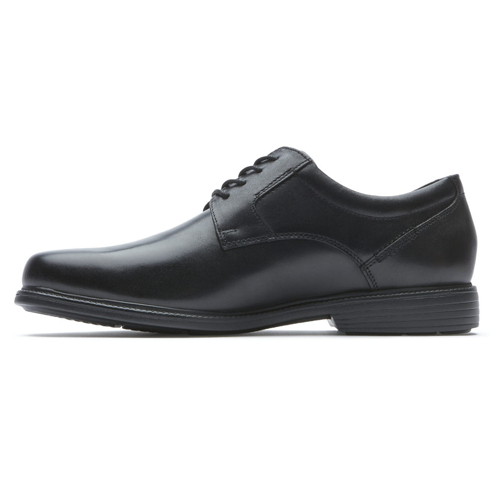 Oxfords Rockport Hombre Mexico - Charles Road Plain Toe Negros - DIOHA8235